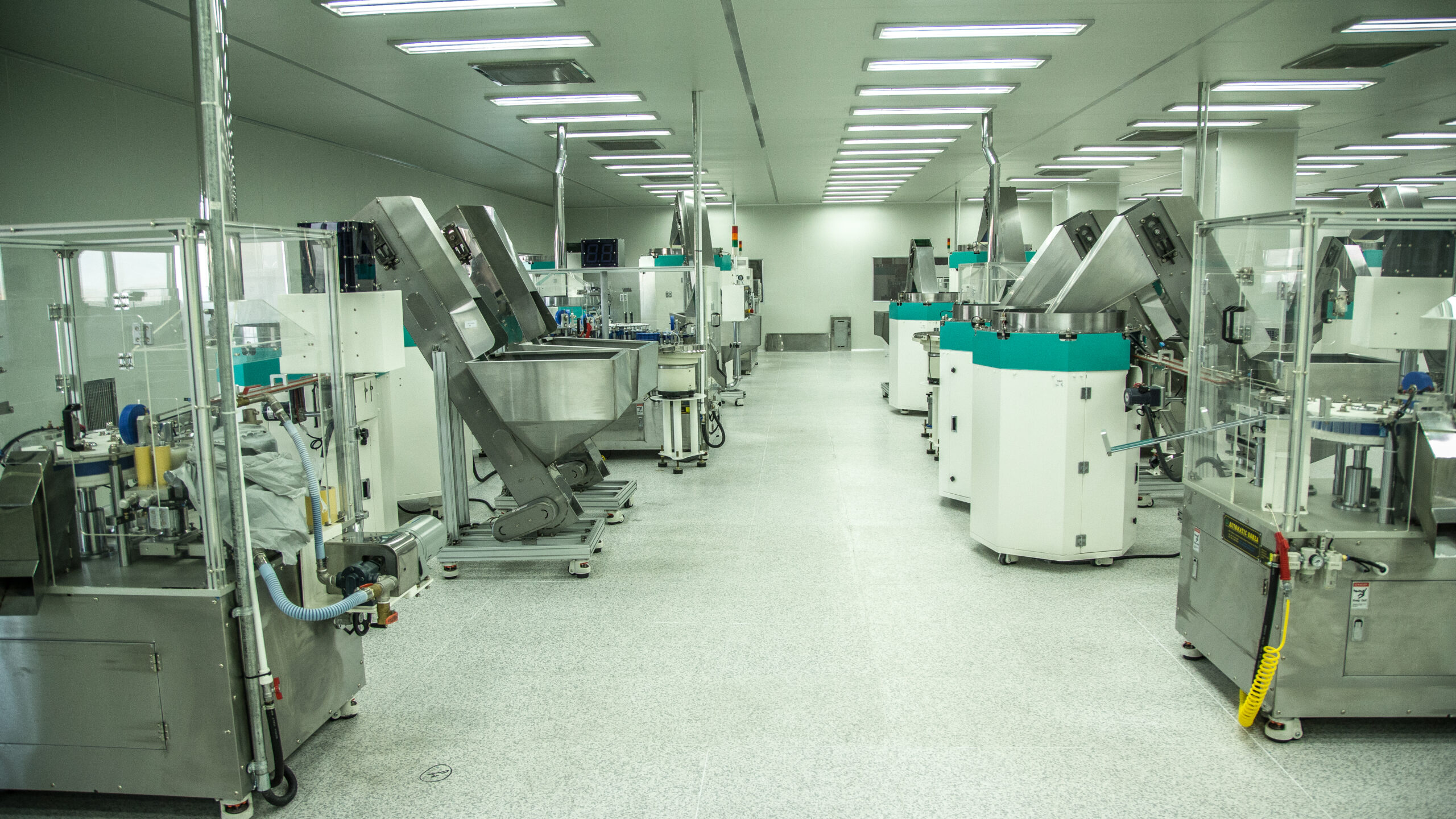 Production of medical equipment - needles mass produce - laboratory